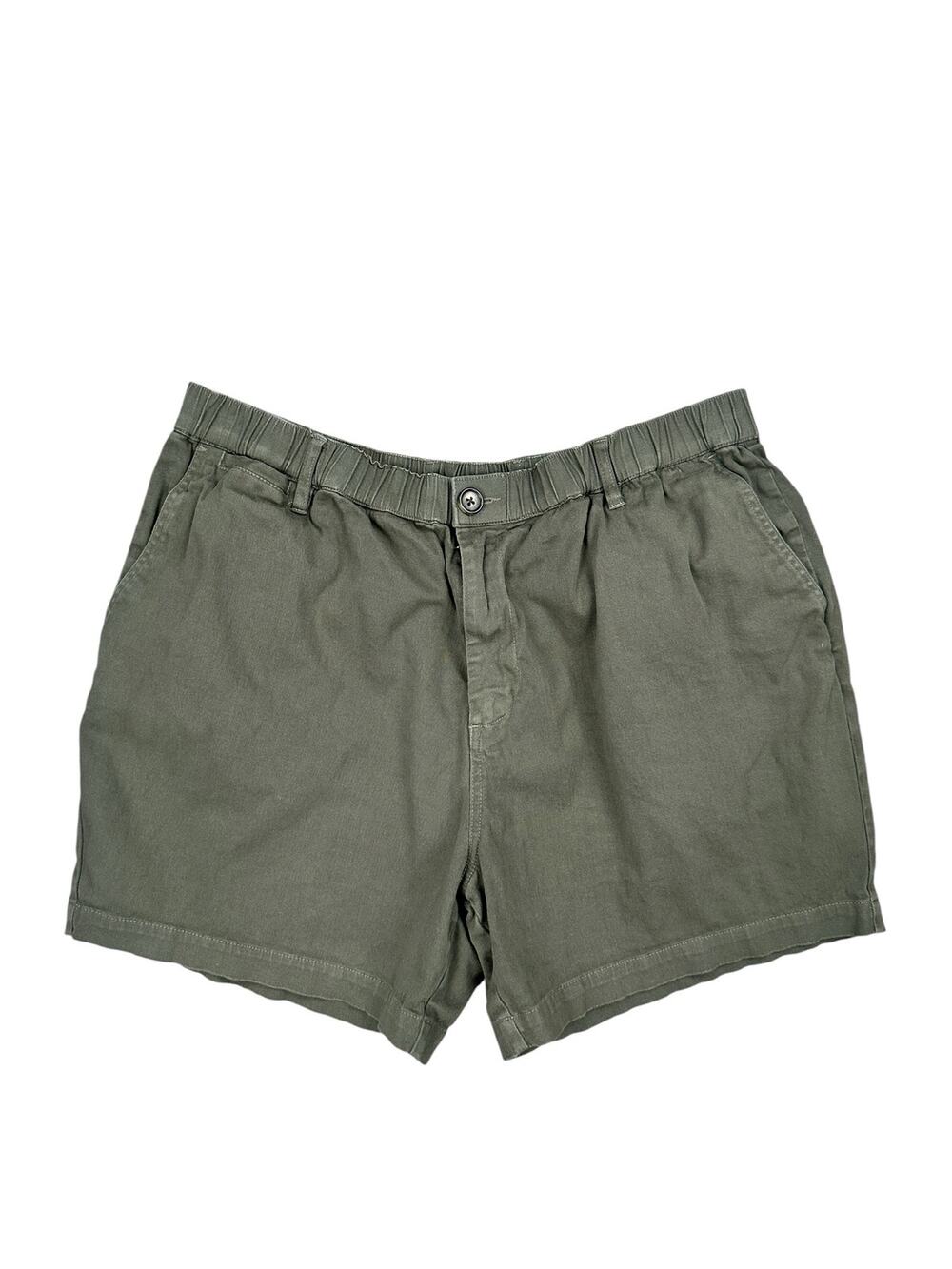 Cove 5" Chino Shorts Olive Green — Size 38